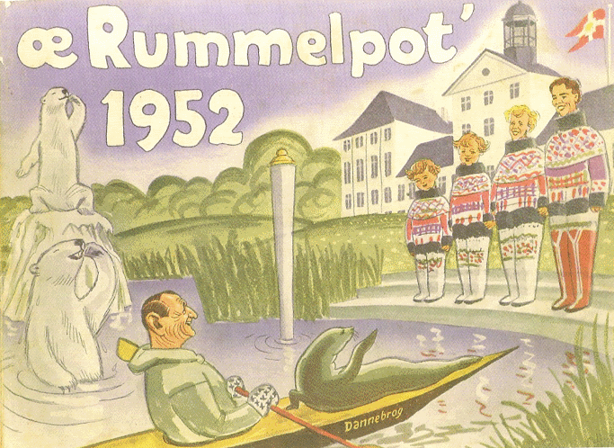 Forsiden af Rummelpotten 1952